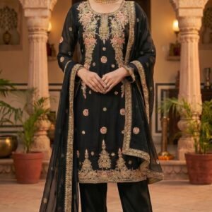 Black and Golden Glamorous wear